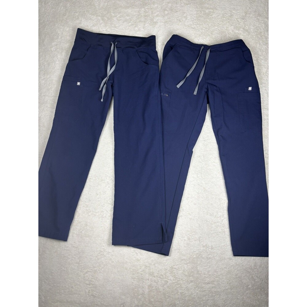 Figs Technical Collection Pants Small & s/petite Navy Blue Scrub Lot 2